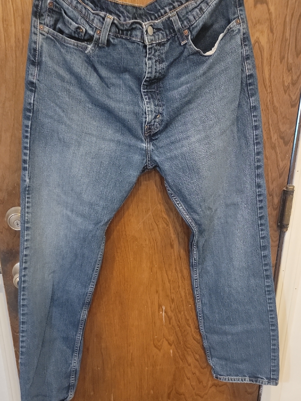 Levi's Classic Straight Blue Denim Jeans